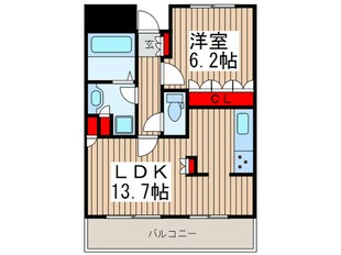 リボンシティコミュニティの物件間取画像